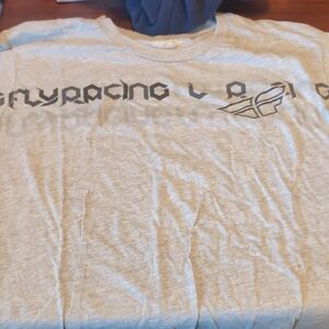 Vintage Fly Racing Gray Graphic T-Shirt